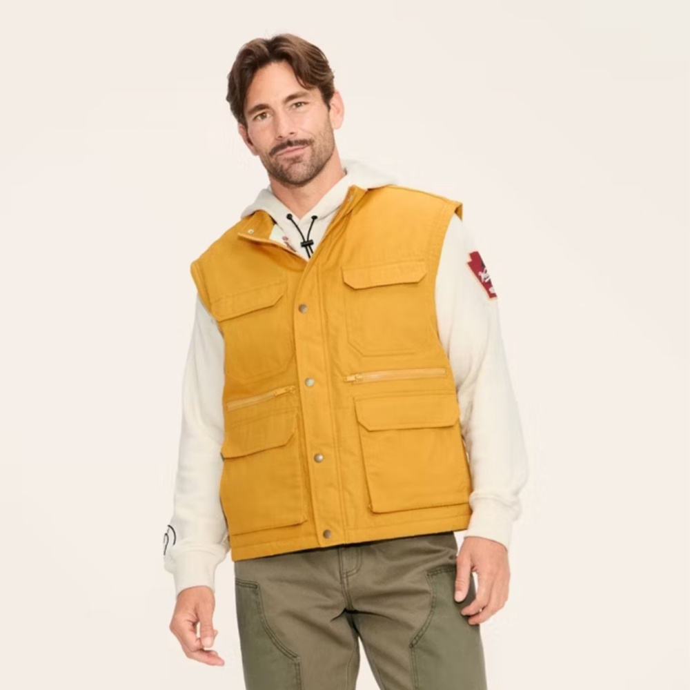 Men's Fisherman Vest - Woolrich x Target Gold